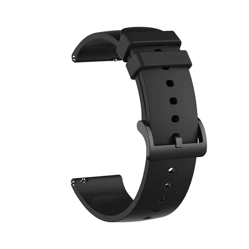 20mm Silicone Wrist Strap For Huami Amazfit Bip U Pro/Bip 3 Pro/S/GTS 4 2 Mini/GTS 4 3 2 2e Smart Watch Band Bracelet Wristband