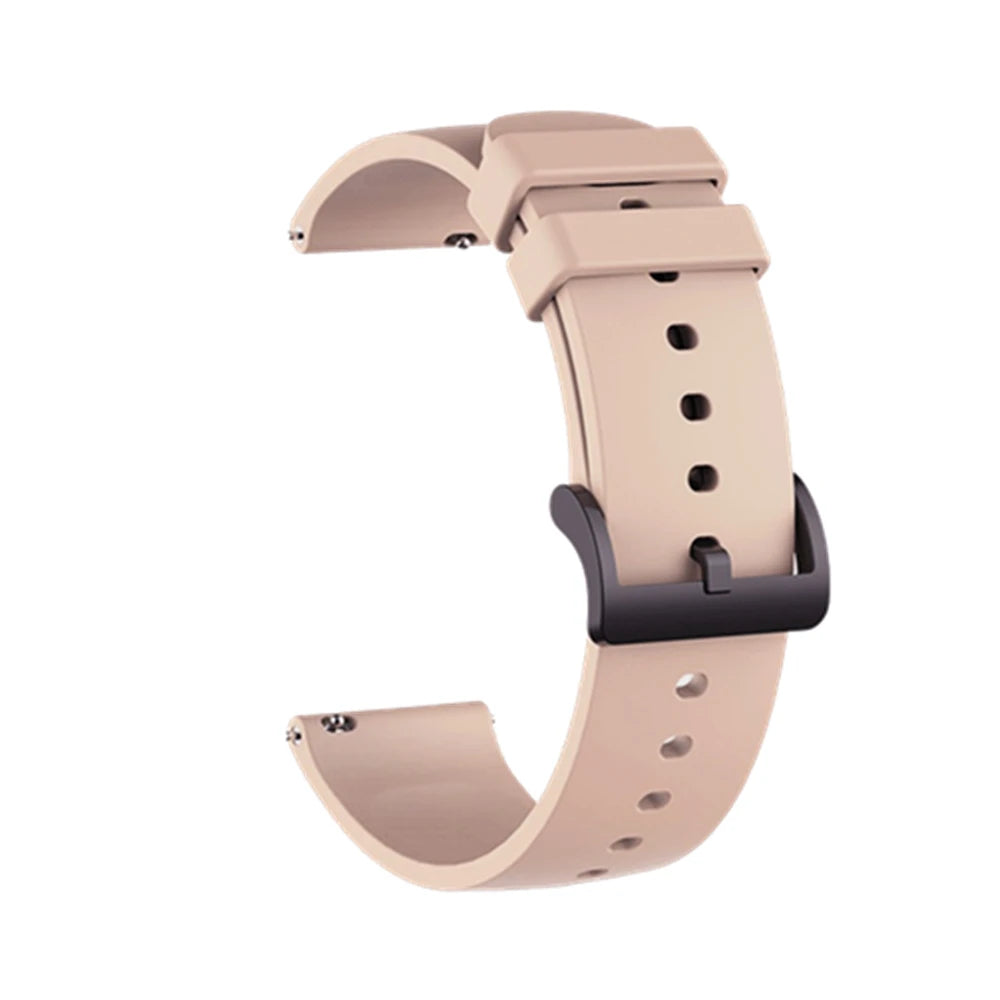 20mm Silicone Wrist Strap For Huami Amazfit Bip U Pro/Bip 3 Pro/S/GTS 4 2 Mini/GTS 4 3 2 2e Smart Watch Band Bracelet Wristband